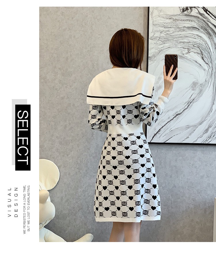 ĐẦM LEN HOẠ TIẾT CAO CẤP D171